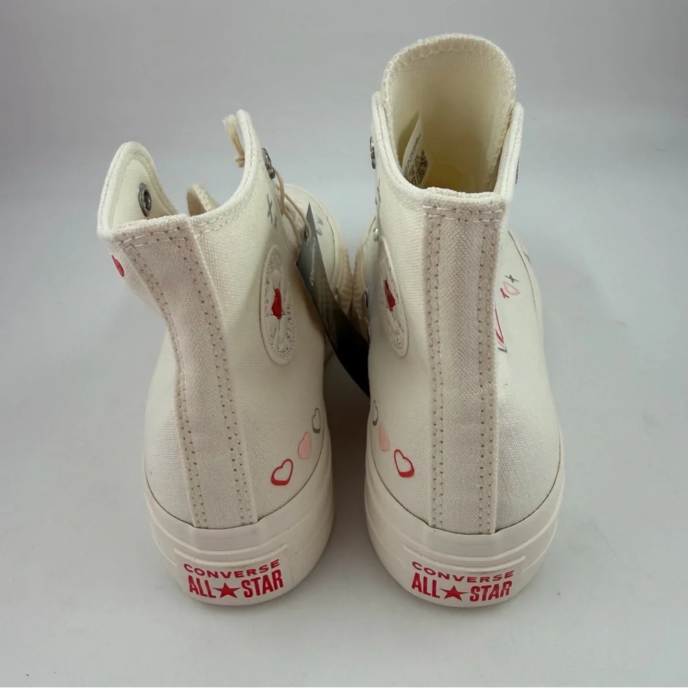 Converse Women’s CTAS Lift Egret Platform-5.5-Forever Dream Off White Shoes NEW!